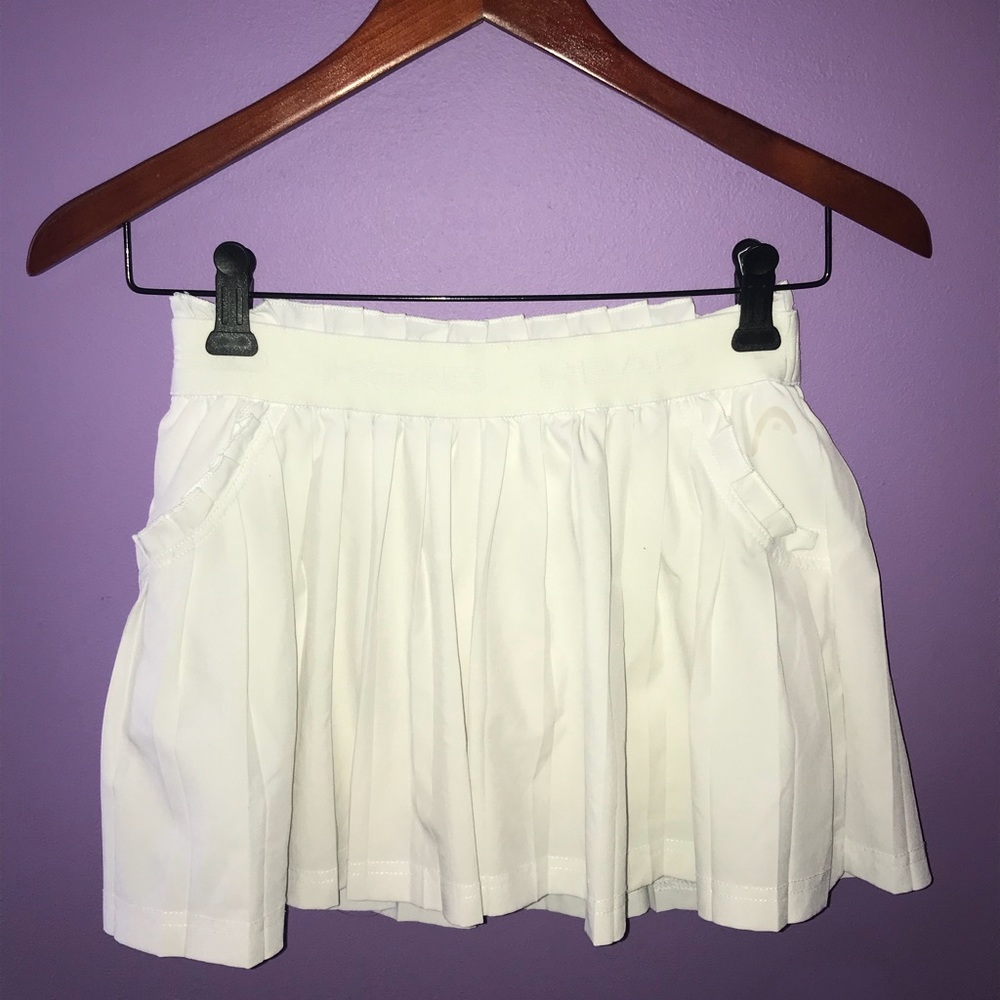Head Pleated Tennis Skirt